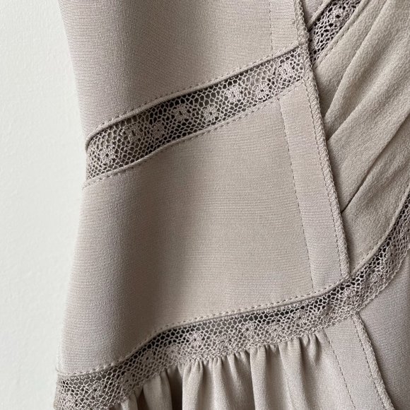 BCBG RUNWAY Champagne Strapless Dress - Picture 4 of 10